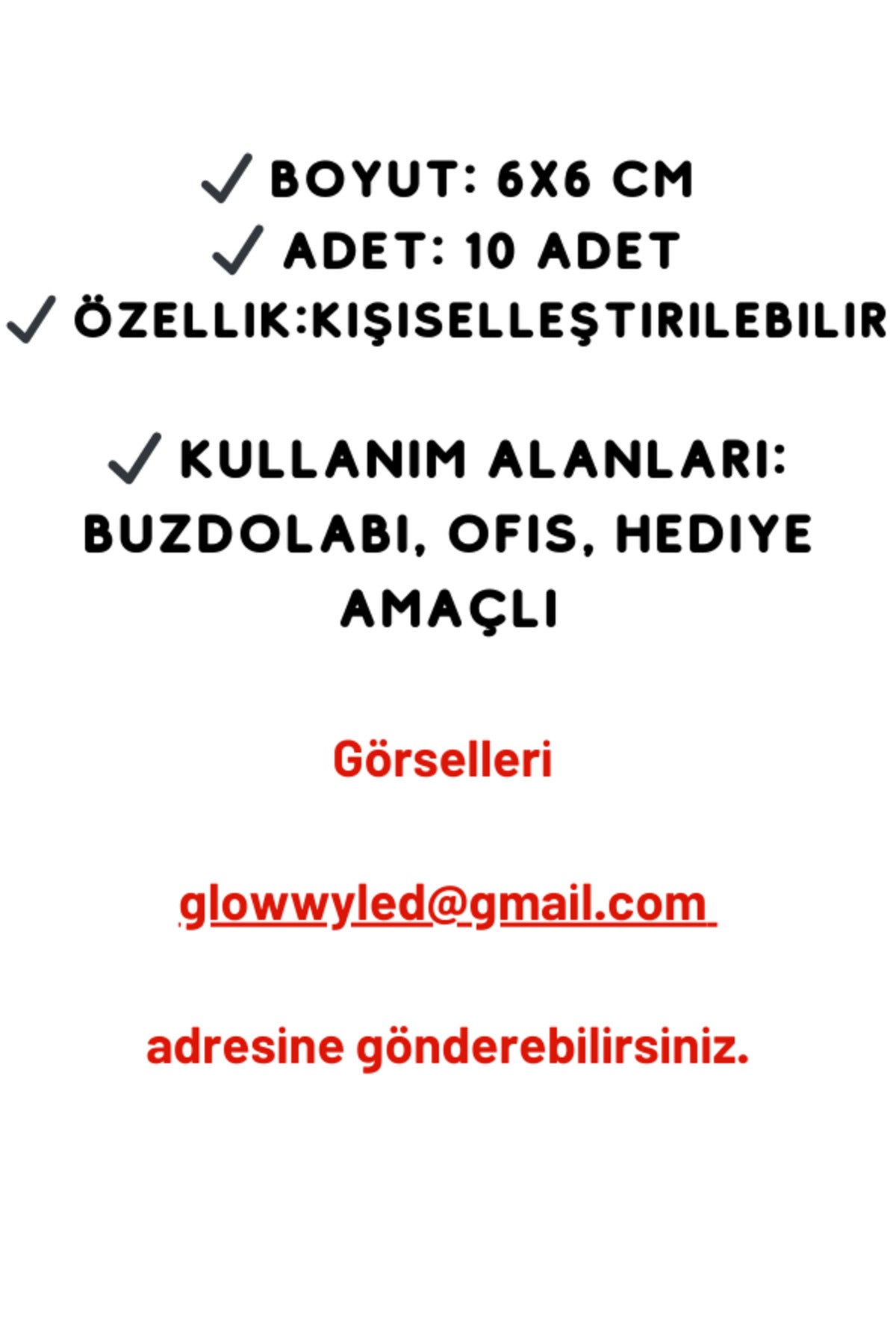 “İyi ki Yapmışım” Dedirten Fotoğraflı Magnet Seti – Doğum Günü & Özel Gün Hatırası 🎁