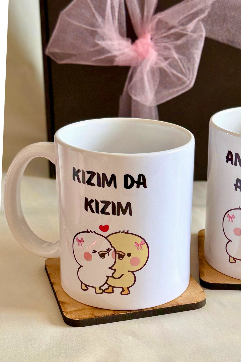 Anne Kız Aşkını Anlatan Kupa – Anneler Günü & Doğum Günü Hediyesi 💕