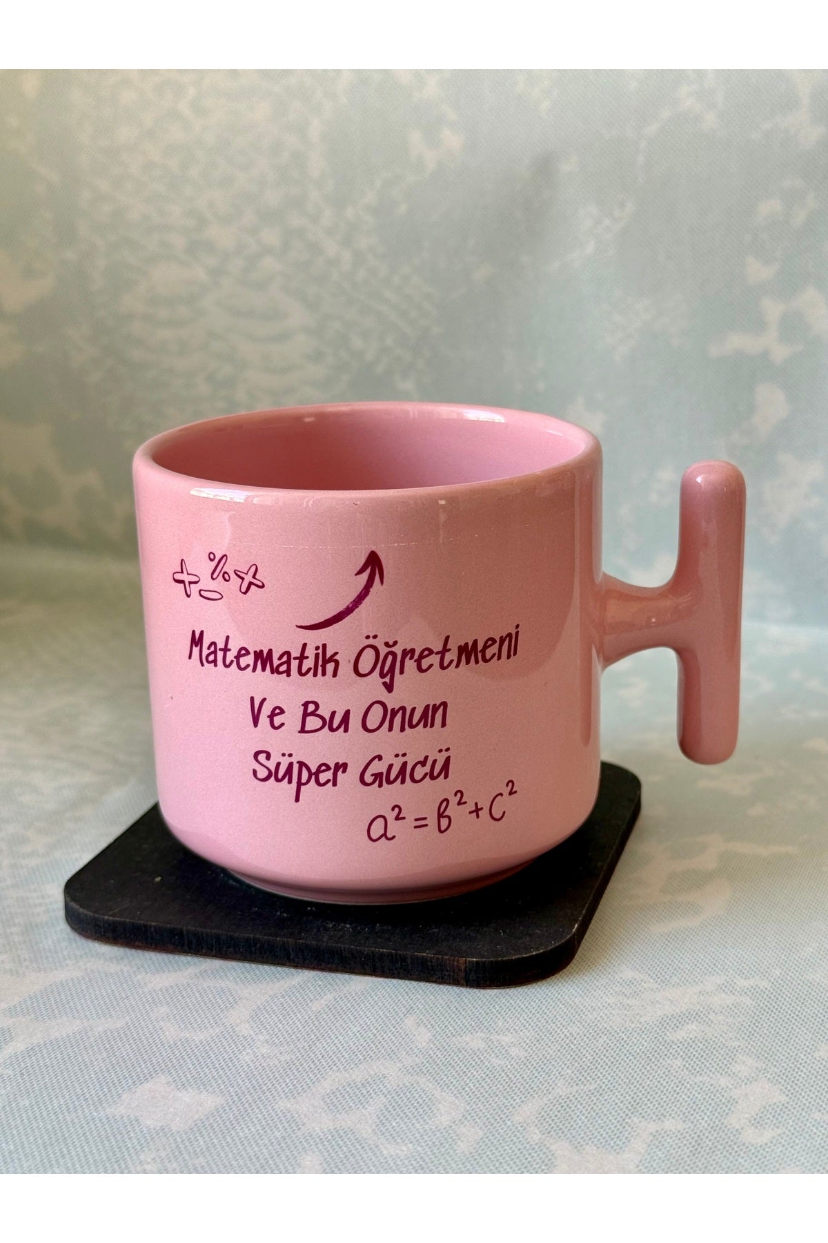 Matematik Öğretmenine Özel Kupa – Öğretmenler Günü İçin Şık Hediye 📐💖