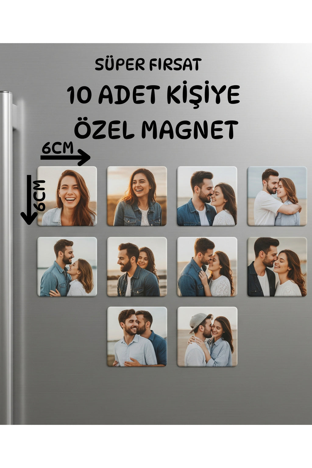 “İyi ki Yapmışım” Dedirten Fotoğraflı Magnet Seti – Doğum Günü & Özel Gün Hatırası 🎁