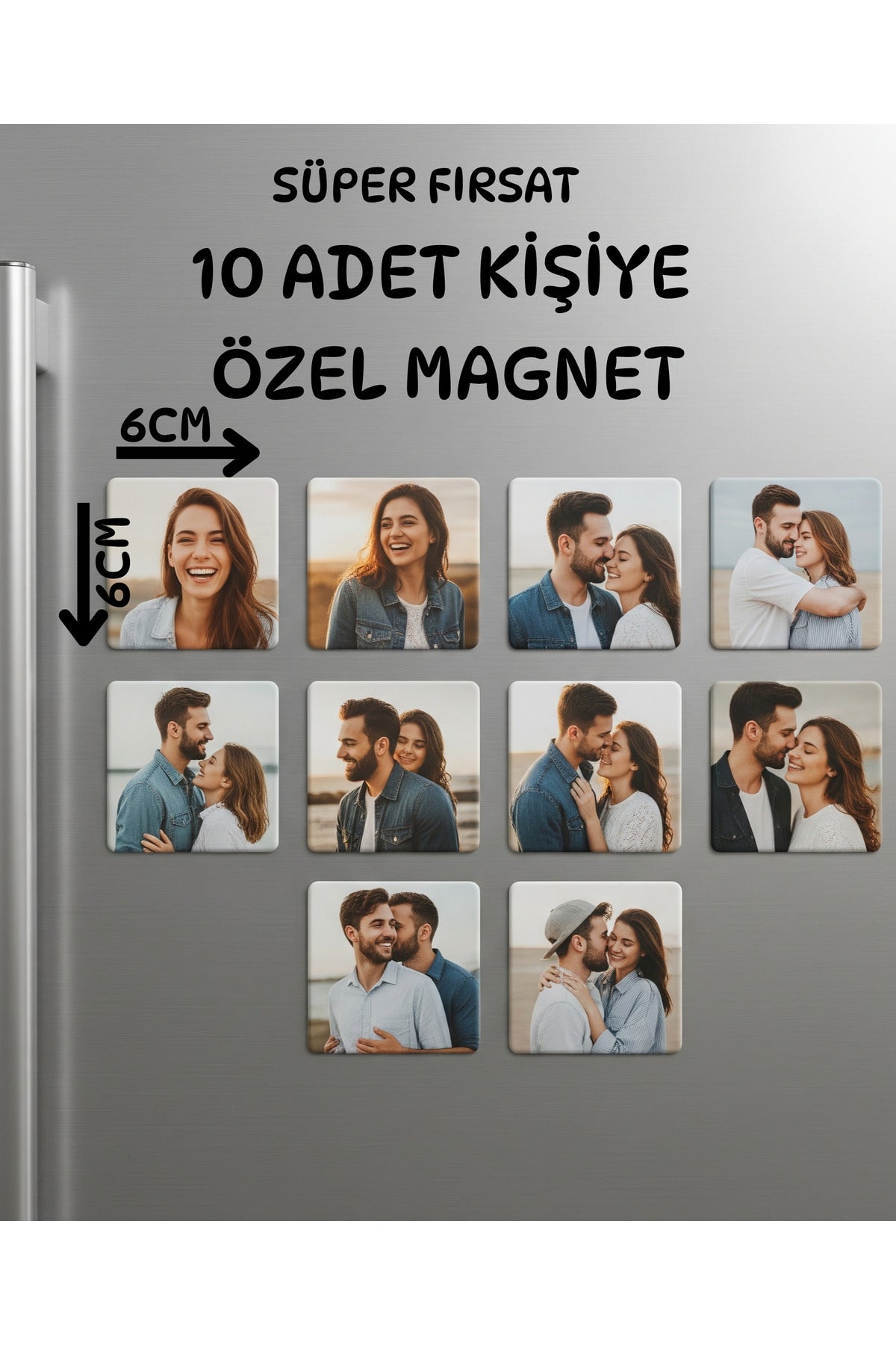 “İyi ki Yapmışım” Dedirten Fotoğraflı Magnet Seti – Doğum Günü & Özel Gün Hatırası 🎁