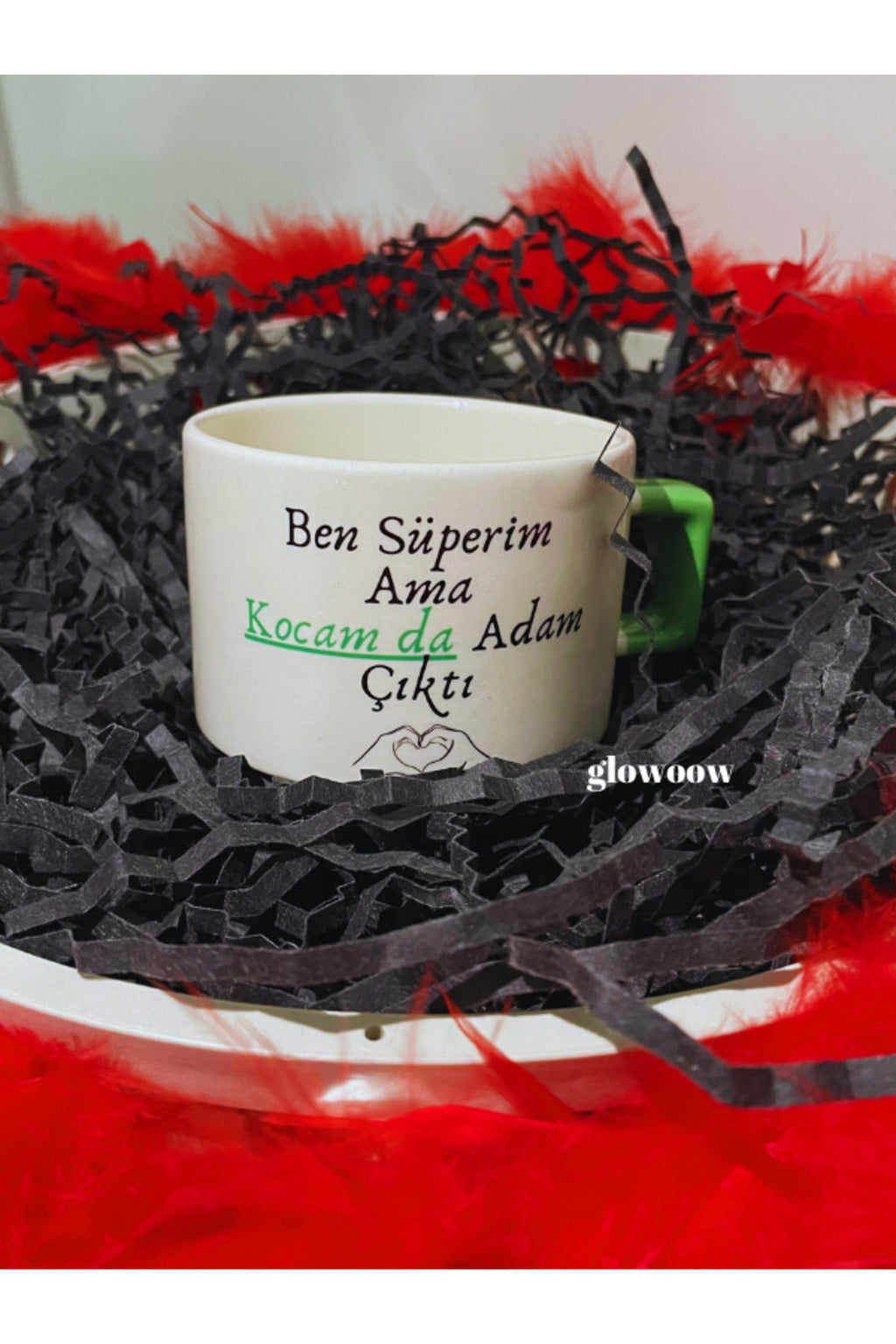 Kocam Da Kocam Kupası, Kahve Kupası, Yeşil Kupa, Siyah Kupa, Kupa Bardak, Çeyiz Için, Kocamda Kocam