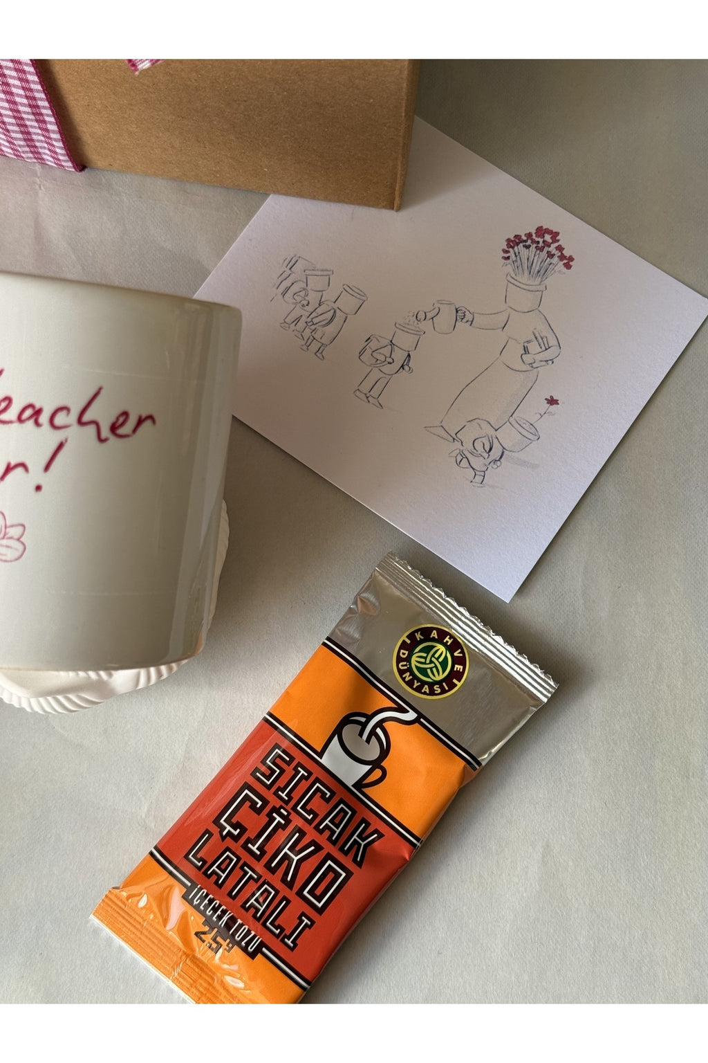 Super Power Teacher Hediye Seti – Öğretmeni Mutlu Eden Kupa & Sürprizler 💖🦸‍♀️