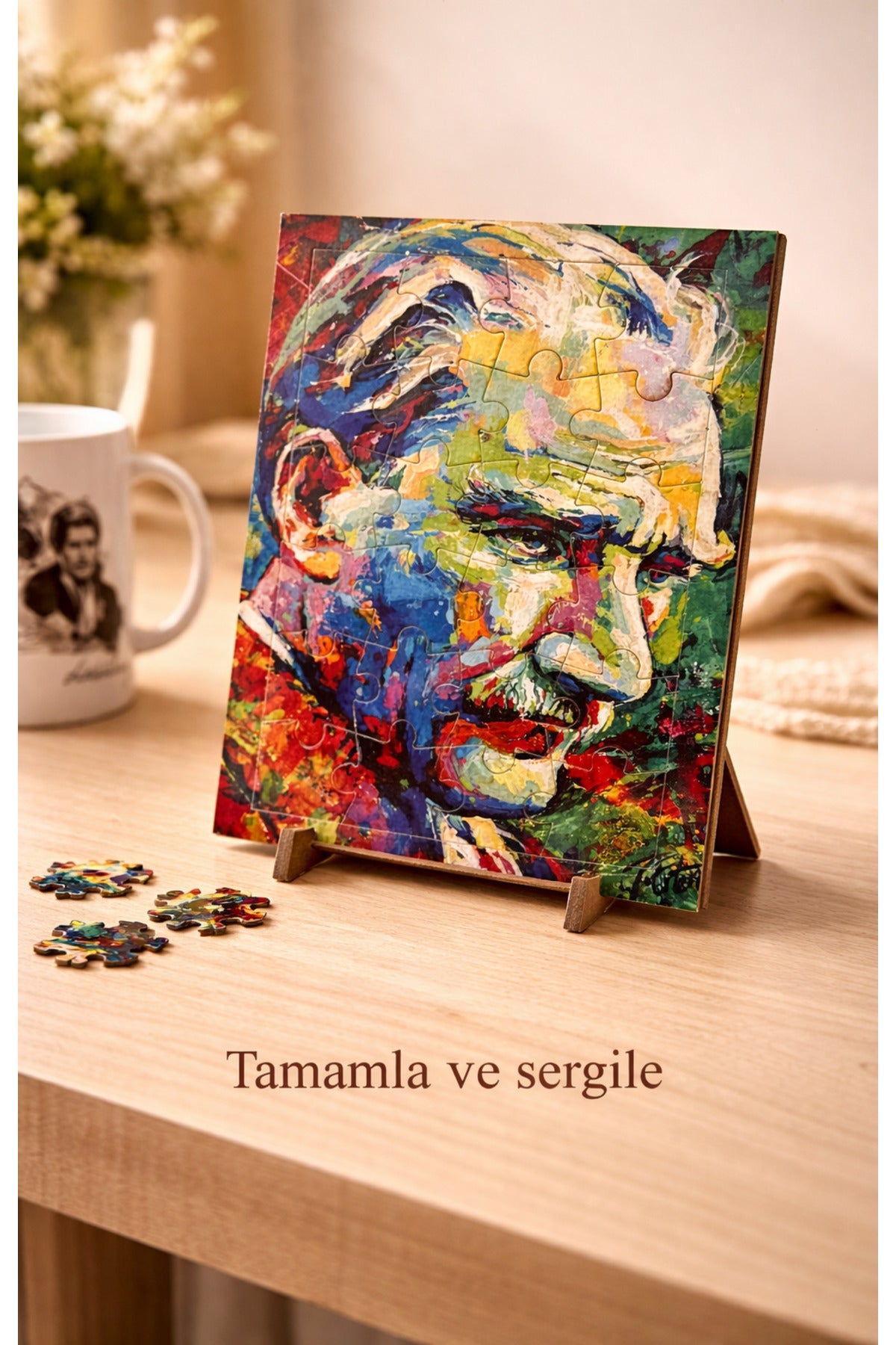 Atatürk Temalı Hediye Kutusu- 23 Nisan Hediyesi Puzzle,Kupa,Magnet,Bardak Altlığı
