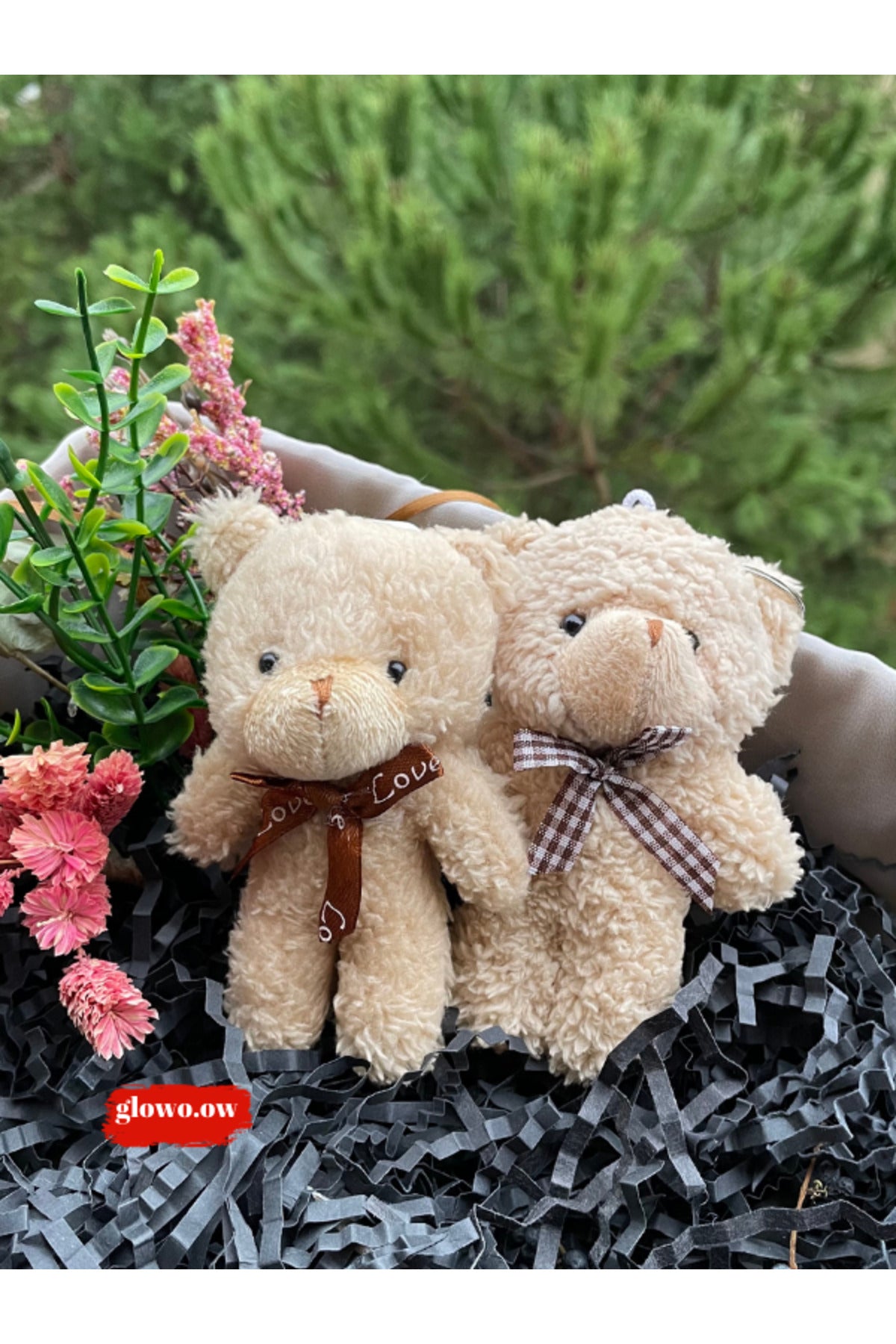 Tatlı Sürpriz Ayıcık Anahtarlık – 2’li Cute Hediye Seti 🎁