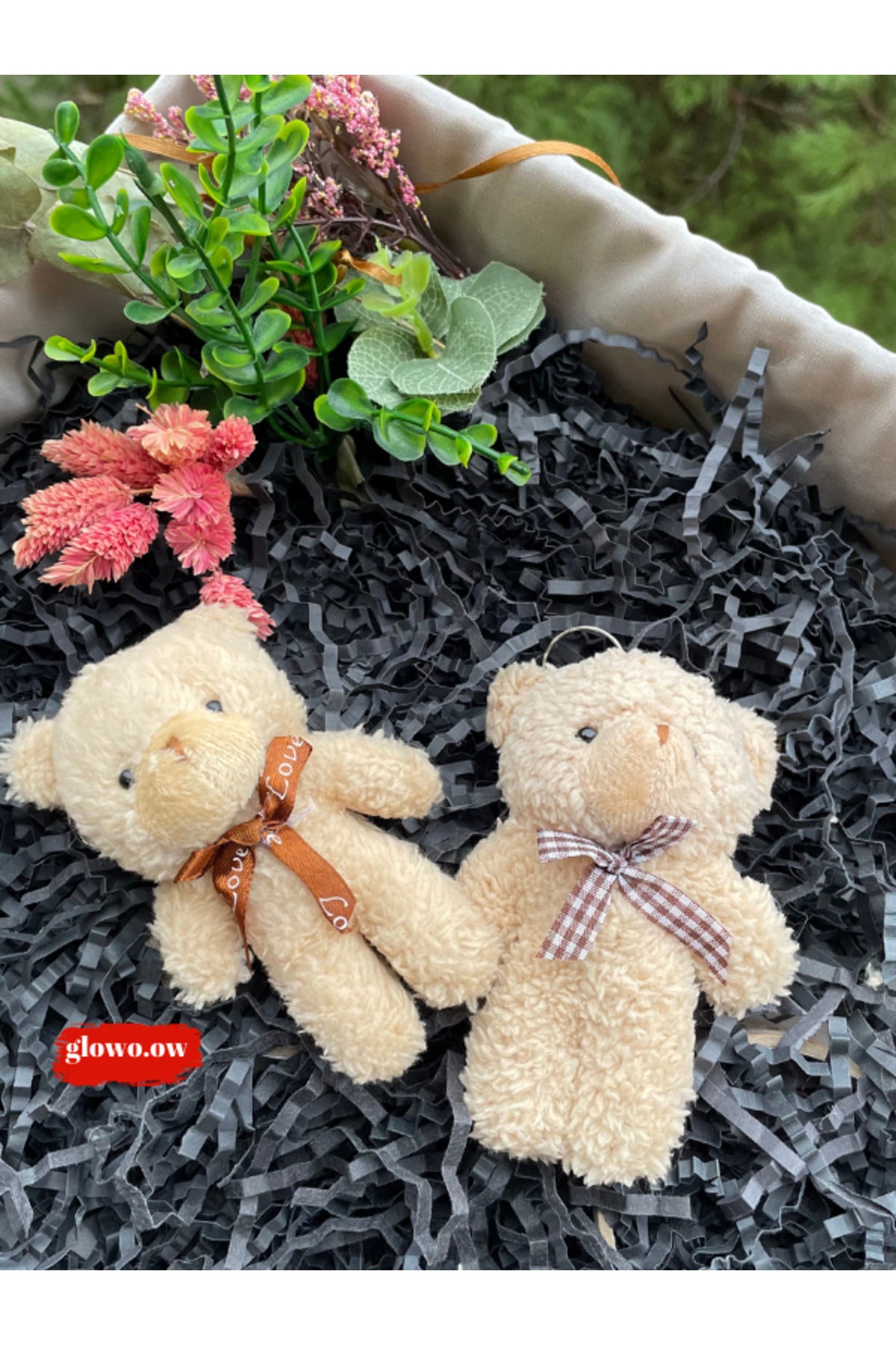 Tatlı Sürpriz Ayıcık Anahtarlık – 2’li Cute Hediye Seti 🎁