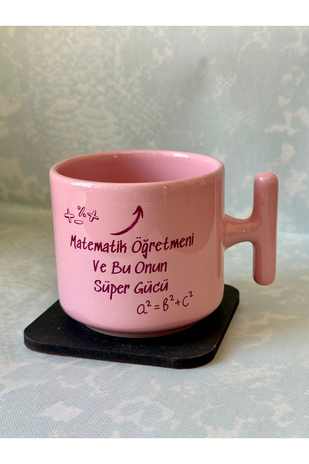 Matematik Öğretmenine Özel Kupa – Öğretmenler Günü İçin Şık Hediye 📐💖