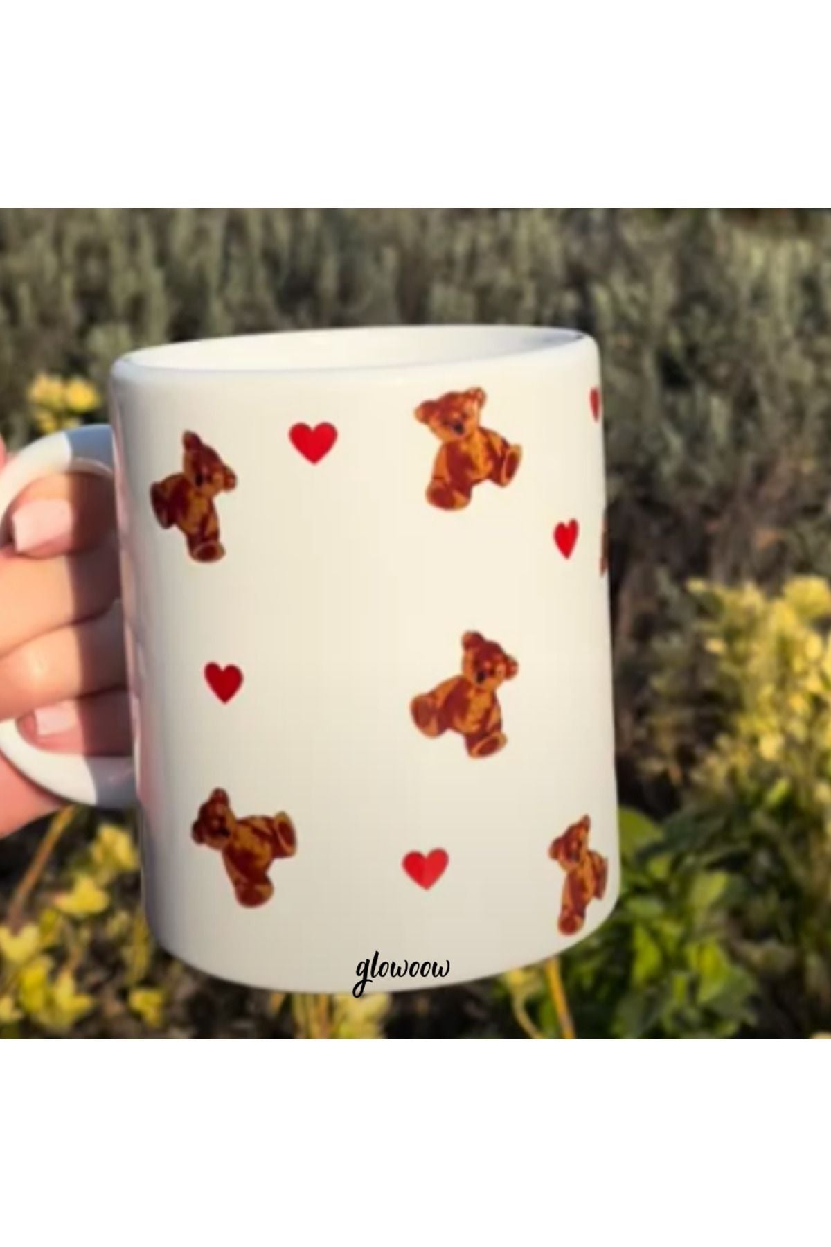 Ayıcık Teddy Bear Baskılı Kupa Bardak Seramik Kupa, Sevgili Için Hediye