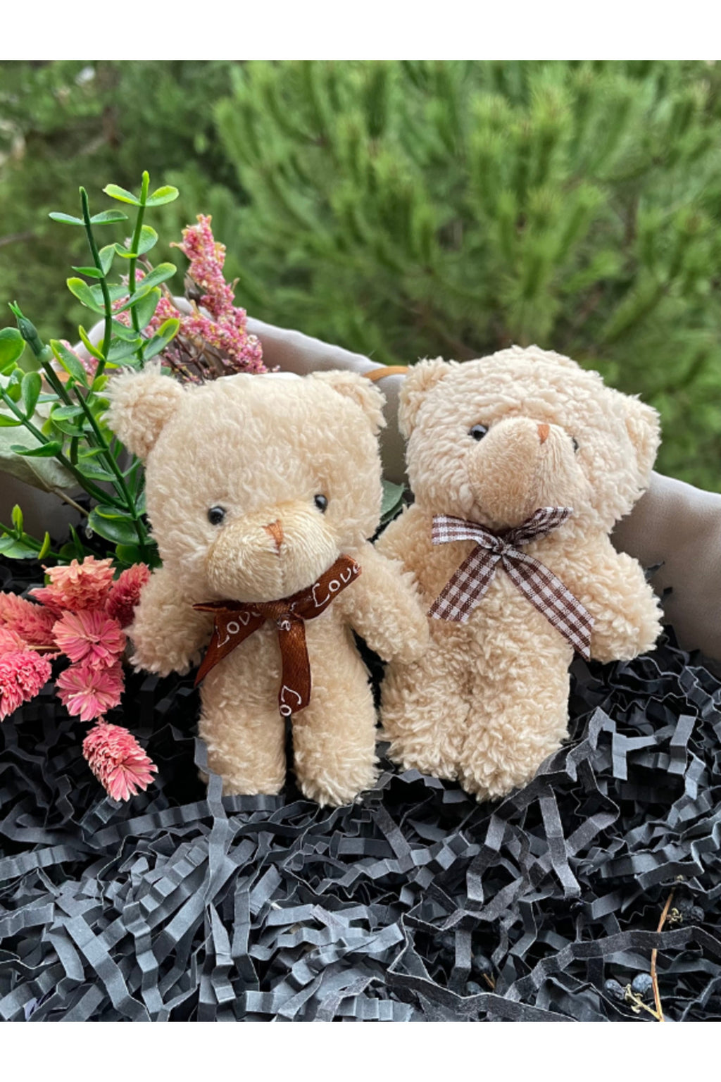 Tatlı Sürpriz Ayıcık Anahtarlık – 2’li Cute Hediye Seti 🎁