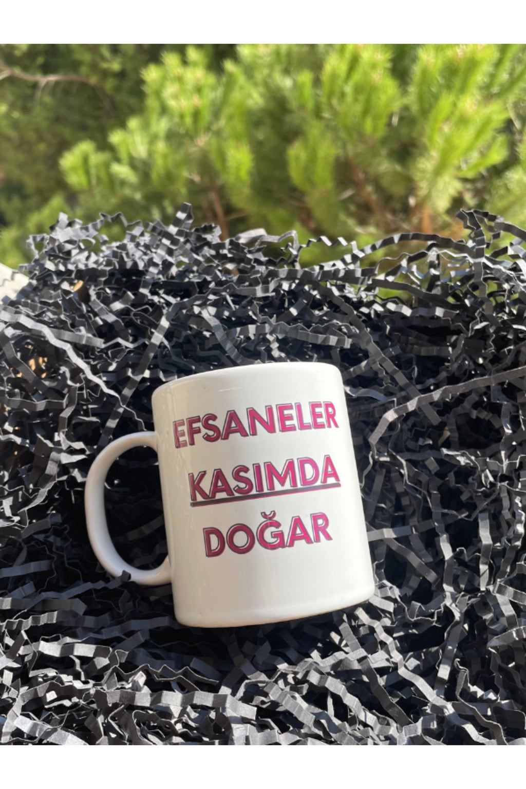Efsaneler Kasımda Doğar Kupa Bardak - Kasım Doğum Günü Hediyesi, Seramik, 330 Ml, Hediye