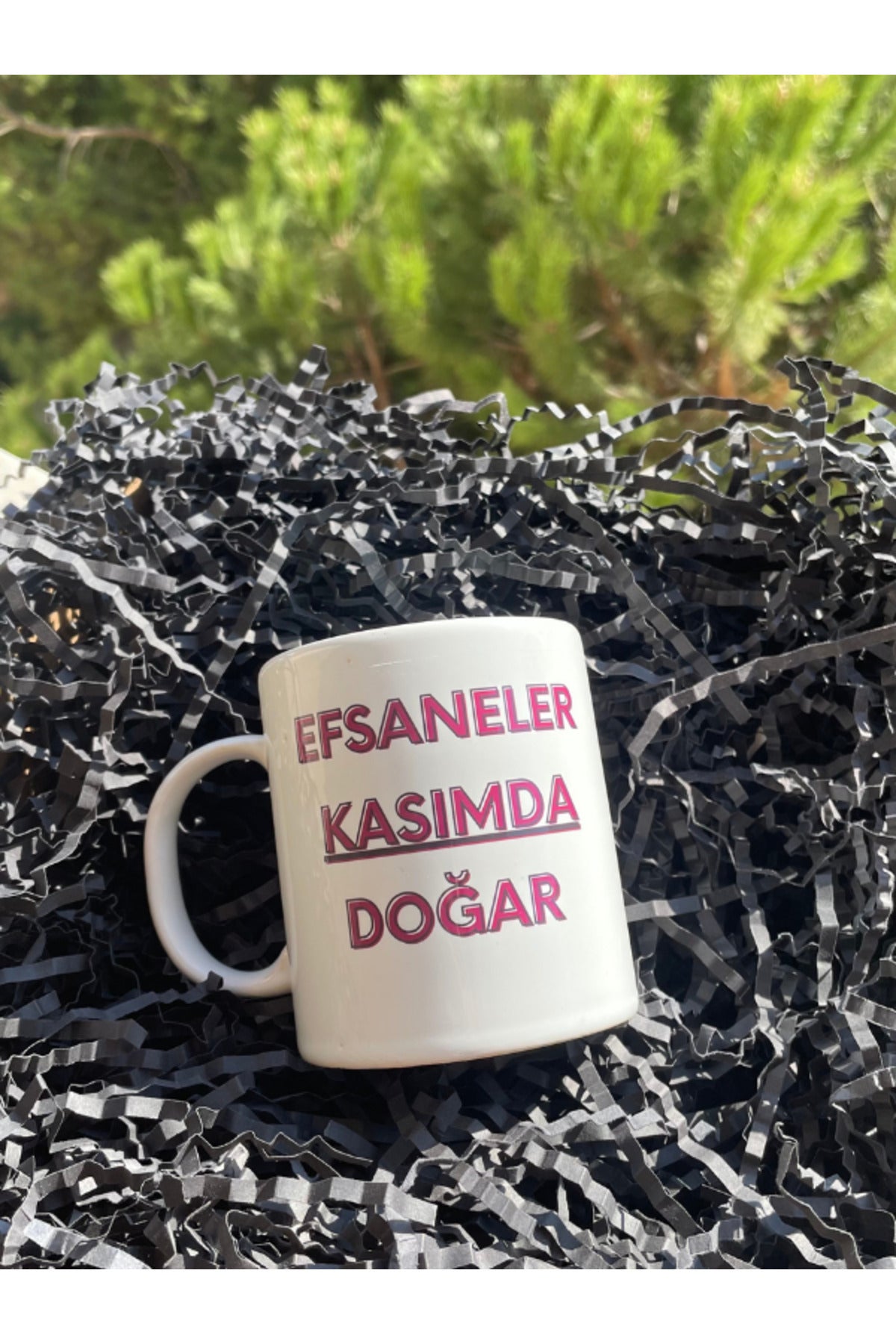 Efsaneler Kasımda Doğar Kupa Bardak - Kasım Doğum Günü Hediyesi, Seramik, 330 Ml, Hediye