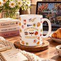 Gilmore Girls Stars Hollow Kupa Bardak | Dragonfly Inn Yale Luke’s Temalı Seramik Kupa