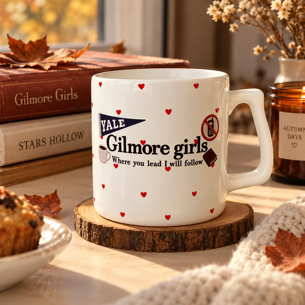 Gilmore Girls Kupa Bardak | Where You Lead I Will Follow Seramik Kupa