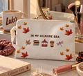Gilmore Girls Makyaj Çantası | In My Gilmore Era Sonbahar Temalı Kozmetik Çantası