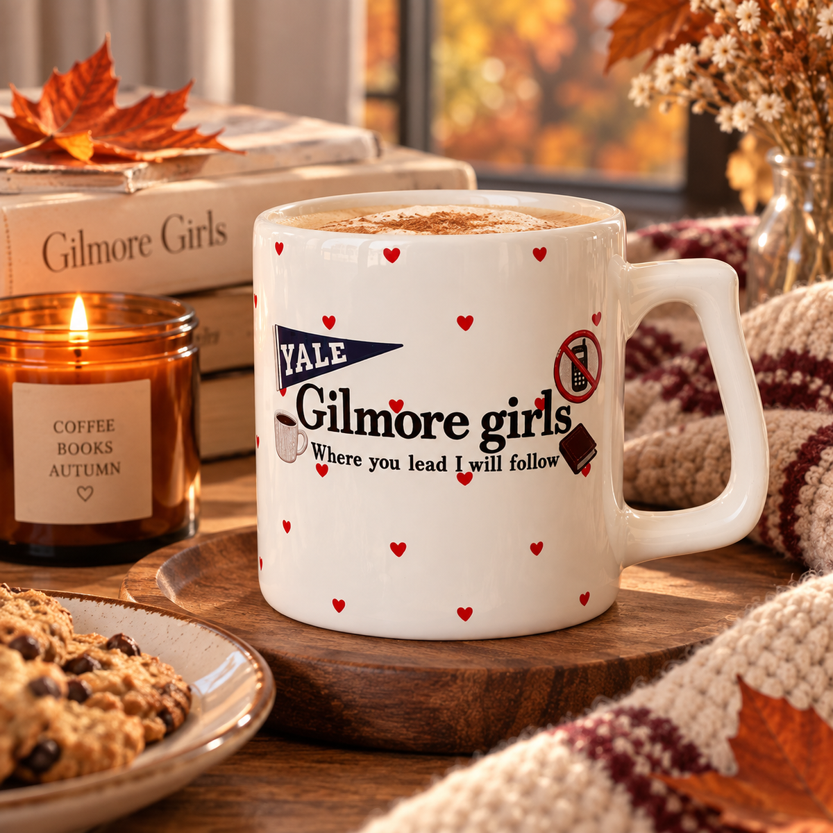 Gilmore Girls Kupa Bardak | Where You Lead I Will Follow Seramik Kupa